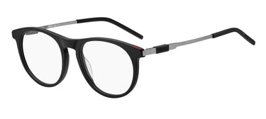 Premium Men Hugo Eyeglasses: HG 1154 - Matte Black - SpecSMART Eye Clinic (Diagonal View)